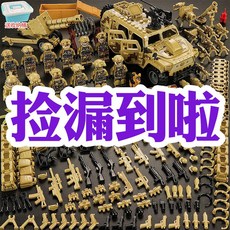 사막 특수부대 군용 미니피규어 경찰 무기 조립 블록 알파 위장 무늬 소년 교육용 장난감 어, 치타 SWAT 팀: 대원 12명 장비 80개