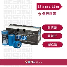 ATLAS 日本特殊和紙遮蔽膠帶, 單顆