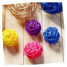 자연소재 칼라혼합 넝쿨리스틀 원형볼5cm 꽃리스프레임, 열개입1봉