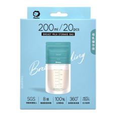 Simba 小獅王辛巴 母乳儲存袋 200ml 藍色, 20個, 1盒