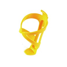 自行車水壺架，輕巧耐用黃色時尚設計，安裝簡便騎行補水好幫手, 自行車彈性PC水壺架-黃色, 1個