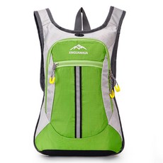 戶外騎行輕便登山包，雙肩自行車男女徒步防水運動背包，舒適透氣多功能收納, 綠色