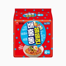농심 배홍동 쫄쫄면 129g, 32개