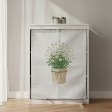 붙이는 가림막 가리개 천 커튼 패브릭 포스터