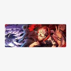주술회전 사멸회유 마우스장패드 L 2XL, 15 주술회전C L(800x300x4mm), 1개