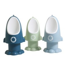 베이블퓨어리 3단계 높이 조절 로켓 남아 소변기, 네이비