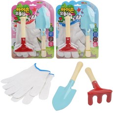 아이들 모종삽세트(모종삽2 목장갑) 갯벌체험 텃밭, 1개