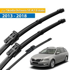 Skoda Octavia 5E A7 Estate 2013 - Windscreen 24 "19" 용 에릭의 와이퍼 전면 및 블레이드 세트