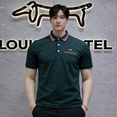 루이까스텔 [26년 여름 신상품 최저가] 남성 페이크포켓 포인트 반팔카라티 1/MO/TS/401/BCA