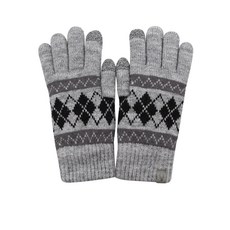 體溫魔術師 石墨烯雙層保暖觸控手套 加厚升溫 針織柔暖 冬季騎車通勤必備