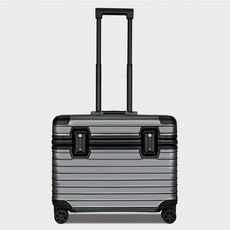 루카벨 알루미늄 파일럿 캐리어 승무원 위로열리는 가방