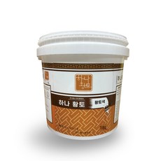 바르는 황토 벽지 하나바이오 하나황토페인트 20kg(18L) 내외벽 겸용, 1개, 18L, 황토색