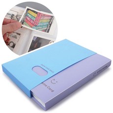 명함케이스 120칸 블루 명함집 명함첩 명함 정리 보관 yes+40004iQ
