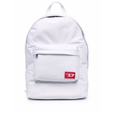 디젤 로고 패치 지퍼 백팩