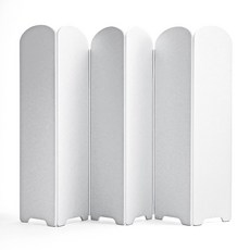 소리가 폴리에스터 페브릭 가벽파티션 공간분리 접이식 가림막 칸 스탠드 1200x2400, 아치형, 그레이