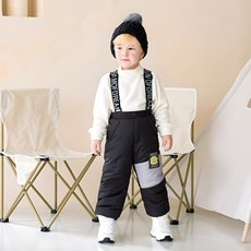 WALTONKIDS 兒童撞色雪橇褲