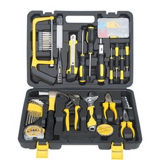 Equator 가정용 공구세트 142pcs 실속형, 1개, 아이템(노랑색)