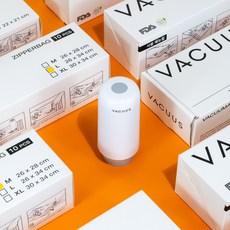 바쿠스 무선 가정용 진공포장기 + 진공지퍼백 세트, 기기단품