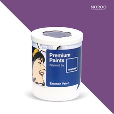 노루페인트 팬톤 실외 벽면 저광 페인트, 19-3536 Amaranth Purple, 1L, 1개
