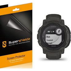 Supershieldz (6개입) Garmin Instinct 2 / Solar 전용 고화질 투명 액정 보호필름 (PET), Supershieldz (6개입) Garmin Inst