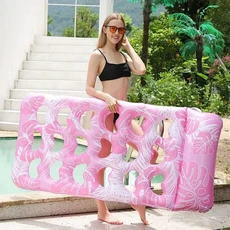 새로운 풀 플로트 라운저 워터 해먹 안락 의자 풍선 수영 매트리스 바다 반지 파티 장난감 침대, 02 AS