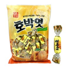 합격기원 합격엿 달지않고 부드러운 옛날 호박엿, 1개, 370g