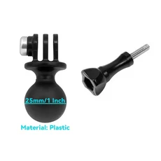 DJI Action 4 SJCAM Insta360 GoPro Hero 13 9 카메라 액세서리 용 마운트 볼 삼각대 헤드베이스 어댑터, 04 kit b, 01 오토바이, 01 China Mainland