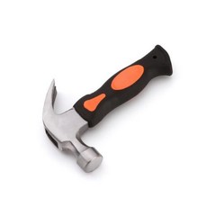 1624cm 휴대용 미끄럼 방지 손잡이 강철 망치 가구 다기능 건축 공구 목공 못 발톱, 1, 1, 1개