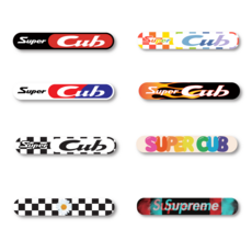 슈퍼커브 사이드 로고 스티커, 9.그린(2024 커브), 1개