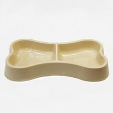 셀렉토리 나비 쌍식기 - 아이보리 강아지밥그릇