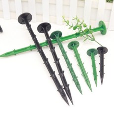 앤딜 안 날림 제초매트 멀칭 텃밭 검정 비닐 고정 핀 못 16cm 녹색, 50개