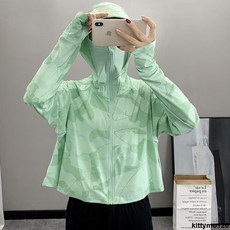 冰絲防曬衣女夏季薄款透氣防紫外線披肩斗篷騎車防曬服