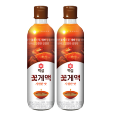 cj 백설 꽃게액, 2개, 500ml