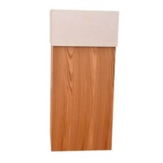 원목 쓰레기통 호텔 숙박업소 모던 우드 긴 휴지통, E.물푸레 65cm 30x30 48L