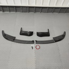 BMW 3 시리즈 F30 2012-2018 M3 M4 스타일 글로스 블랙 ABS 프론트 립 스플리터 디퓨저 바디 키트 튜닝 호환, 카본 룩