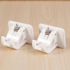 생활탐구 다용도 미니 행거 강력 13mm 압축봉 7종 홀더 브라켓 4종 택 1, 접착식 압축봉걸이 (2p)