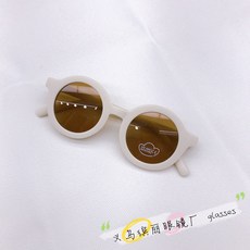 復古小孩太陽鏡親子磨砂眼鏡新款1-8歲寶寶裝飾墨鏡潮兒童太陽鏡