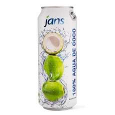 jans 100%椰子水 490ml - 越南天然椰子水 無加糖、無負擔 - 清涼解渴首選, 1個