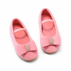 앨리홈 큐빅리본벨벳플랫