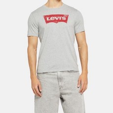 [백화점 정품] 리바이스 남녀공용 배트윙 로고 그래픽 반팔 티셔츠 그레이 17783-0200