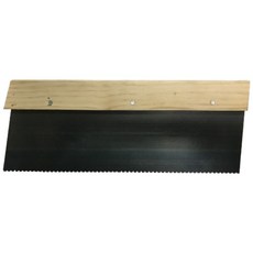 塑膠地磚鋸齒刮膠板 新款地板專用刮刀 PVC塑膠地板工具 刮膠板锯齒膠水刮水泥PVC地板膠刮刀, 1個