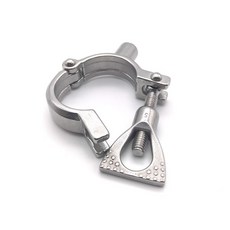 OD19102mm 304 스테인레스 위생 용접 파이프 홀더 클램프 유형 클립 라인 적합한 튜브 브래킷, 16 12.7mm, 01 SS304