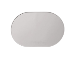 실리콘 테이블매트 방수 식탁 받침, 라이트그레이, 2개, 약 39 x 26.5cm