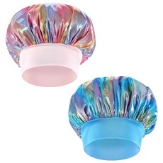 유아 겨울 모자 유아 방한 비니 유아 패딩 겨울모자 유아 귀달이 겨울모자 아동용 보닛 2피스 아동용 수면 캡 헤어 커버 다채로운 나이트 모자 조절 가능한 수면 캡 여아용 유아