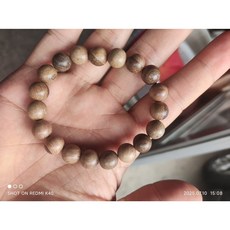 【啟吉堂】開運招財金絲檀木佛珠手串 手持念珠鏈 開光加持能量飾品 辟邪保平安 男女適用 情侶款 台灣精工製作, 1個, 金絲檀新料1.0素款手串