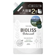 KOSE 비오리스 보타니컬 딥 모이스트 컨디셔너 그린 애플 & 제라늄 리필용, 680ml, 1개