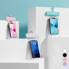 클러치 스마트폰 워터파크 방수팩 워터밤 크로스, 04Slide방수팩-퍼플, 1개