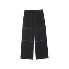 LEE 리 KIDS 와이드 저지데님 팬츠 블랙 LK2601JP11BK 72C015 71C296