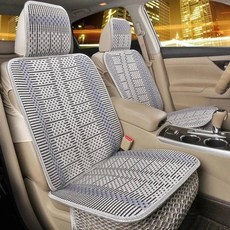 시원한 차량용 논슬립 쿨링 자동차 매트 편안한 차량 여름 메쉬 통풍 등받이 통기성우수한, 브라운, 1개