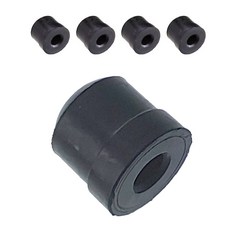 5 Pcs 트롬본 덮개를 씌운 엔드 캡 트럼펫 고무 배수 밸브 커버 수리 용품 블랙, Black, 1개